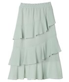 【アースミュージックアンドエコロジー/earth music&ecology】のアシメラッフル段々スカート Mint|ID: prp329100004657292 ipo3291000000034277042