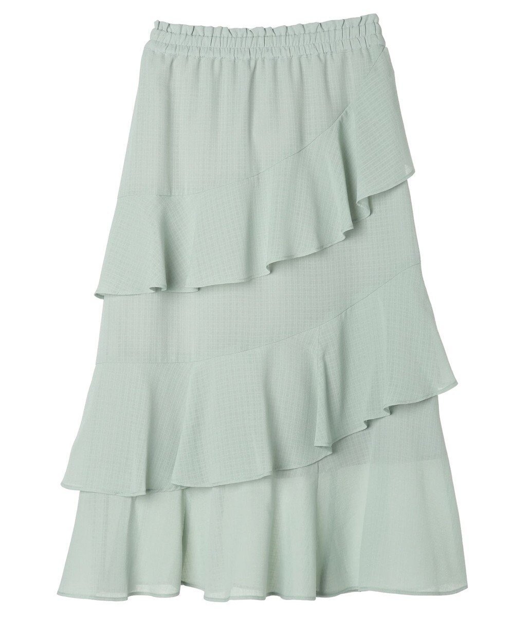 【アースミュージックアンドエコロジー/earth music&ecology】のアシメラッフル段々スカート インテリア・キッズ・メンズ・レディースファッション・服の通販 founy(ファニー) ファッション Fashion レディースファッション Fashion for Women スカート Skirts アシンメトリー Asymmetrical Style ギャザー Gathered, Ruffled フリル Frill, Ruffle ポケット Pocket, Pocket Detail 夏 Summer 春 Spring S/S・春夏 SS, Spring/Summer, Warm Season Mint|ID: prp329100004657292 ipo3291000000034277042