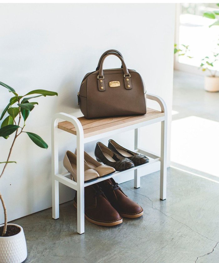 【タワー/tower】の立ちやすいベンチシューズラック タワー ホワイト インテリア・キッズ・メンズ・レディースファッション・服の通販 founy(ファニー) https://founy.com/ ファッション Fashion レディースファッション Fashion for Women エレガント 上品 Elegant |ID: prp329100004657295 ipo3291000000034277120