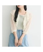 【アースミュージックアンドエコロジー/earth music&ecology】のラッフル衿レースブラウス Off White|ID: prp329100004657298 ipo3291000000033689519