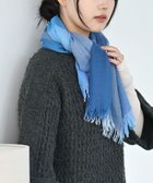 【ムトウ/muto】の【暖かい/シルク・カシミヤ】ブロックチェックストール blue|ID: prp329100004657320 ipo3291000000033689946