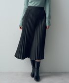 【イェッカ ヴェッカ/YECCA VECCA】のピーチ起毛プリーツスカート Charcoal Gray|ID: prp329100004657431 ipo3291000000033707394