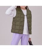 【アンフィーロ/UNFILO / KIDS】の【120-150cm】TAION Vネックベスト(UNISEX) ダークオリーブ|ID: prp329100004657464 ipo3291000000033707693