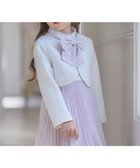 【エニィ/ANY / KIDS】のノーカラー ボレロ ジャケット ホワイト|ID: prp329100004657466 ipo3291000000034309682