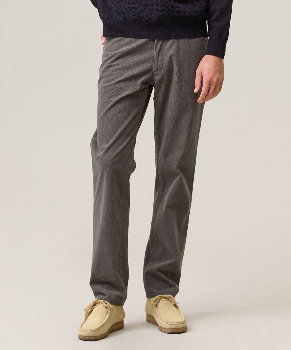 【ジェイ プレス/J.PRESS / MEN】の【ストレッチ】トリコットコーデュロイ5ポケット パンツ インテリア・キッズ・メンズ・レディースファッション・服の通販 founy(ファニー) 　ファッション　Fashion　メンズファッション　Fashion for Men　ボトムス　Bottoms　コーデュロイ　Corduroy, Cord Fabric　ストレッチ　Stretch, Stretchy Fabric　スリム　Slim, Slim Fit　チェーン　Chain, Chain Strap　ポケット　Pocket, Pocket Detail　A/W・秋冬　Autumn/Winter　カーキ系|ID: prp329100004657473 ipo3291000000035606756