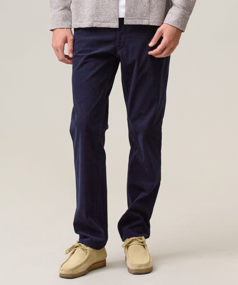 【ジェイ プレス/J.PRESS / MEN】の【ストレッチ】トリコットコーデュロイ5ポケット パンツ インテリア・キッズ・メンズ・レディースファッション・服の通販 founy(ファニー) 　ファッション　Fashion　メンズファッション　Fashion for Men　ボトムス　Bottoms　コーデュロイ　Corduroy, Cord Fabric　ストレッチ　Stretch, Stretchy Fabric　スリム　Slim, Slim Fit　チェーン　Chain, Chain Strap　ポケット　Pocket, Pocket Detail　A/W・秋冬　Autumn/Winter　ネイビー系|ID: prp329100004657473 ipo3291000000035606759