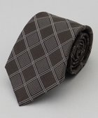 【五大陸/gotairiku / MEN】のGOTAIRIKU別注【日本製】シルク ネクタイ_格子柄 人気、トレンドファッション・服の通販 founy(ファニー) ファッション Fashion メンズファッション Fashion for Men シルク Silk, 100% Silk スーツ Suit, Formalwear 別注 Limited Edition, Custom Order モダン Modern, Contemporary A/W・秋冬 Autumn/Winter 日本製 Made In Japan 2025年 2025 2025-2026秋冬・A/W Autumn/Winter 2025–26 AW25–26 thumbnail ダークブラウン系8|ID: prp329100004657485 ipo3291000000033707904