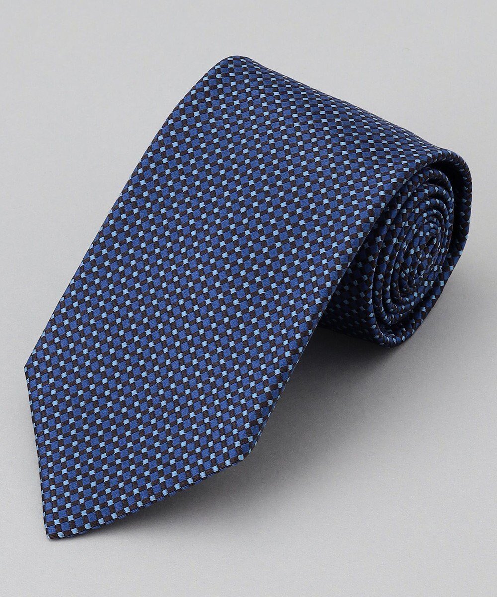 【五大陸/gotairiku / MEN】のGOTAIRIKU別注【MANTERO/マンテロ】ネクタイ_総柄 インテリア・キッズ・メンズ・レディースファッション・服の通販 founy(ファニー) 　ファッション　Fashion　メンズファッション　Fashion for Men　イタリア　Italy　ジャカード／ジャガード　Jacquard, Woven Pattern　スーツ　Suit, Formalwear　プリント　Print, Printed Pattern　別注　Limited Edition, Custom Order　モダン　Modern, Contemporary　A/W・秋冬　Autumn/Winter　ネイビー系8|ID: prp329100004657487 ipo3291000000034556133