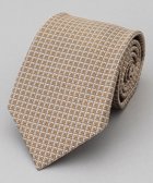 【五大陸/gotairiku / MEN】のGOTAIRIKU別注【日本製】シルク ネクタイ_格子柄 ブラウン系8|ID: prp329100004657494 ipo3291000000034387559