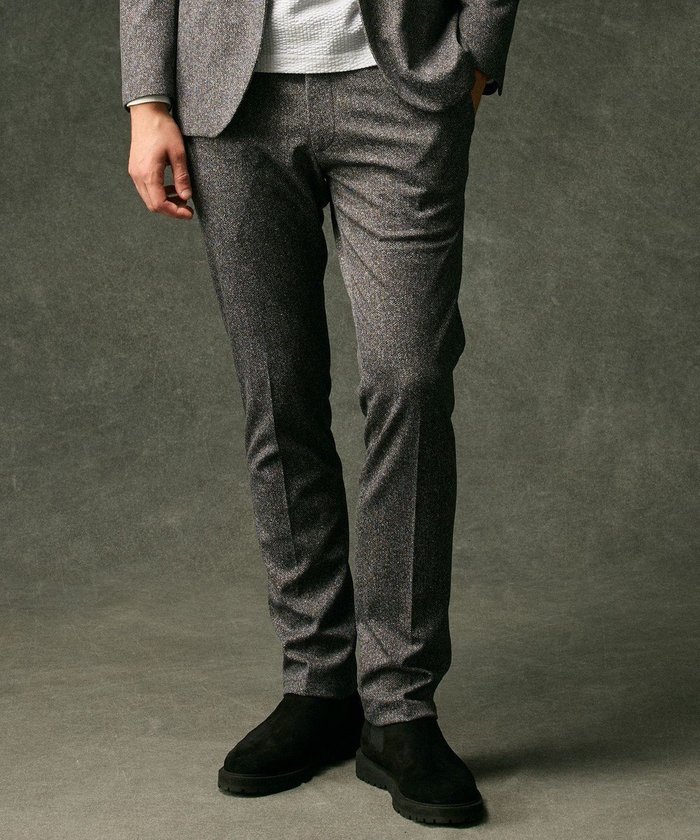 【ジョセフ アブード/JOSEPH ABBOUD / MEN】の【ウエストも伸びる!/ストレッチ】エアロムリネ コンフォートジャージ パンツ インテリア・キッズ・メンズ・レディースファッション・服の通販 founy(ファニー) https://founy.com/ ファッション Fashion メンズファッション Fashion for Men ボトムス Bottoms おすすめ Recommended / Our Picks シャーリング Shirring, Ruched シンプル Simple, Minimal ストレッチ Stretch, Stretchy Fabric スラックス Slacks, Dress Pants フィット Fit, Slim Fit プリント Print, Printed Pattern メランジ Melange, Mixed Yarn A/W・秋冬 Autumn/Winter |ID: prp329100004657507 ipo3291000000033707994