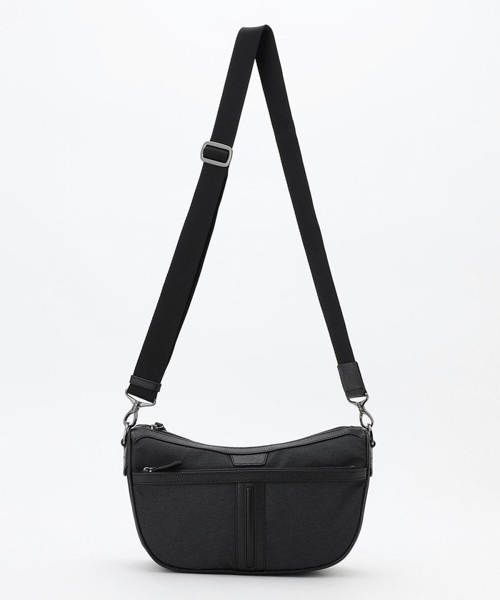 【ジョセフ アブード/JOSEPH ABBOUD / MEN】の【軽量/撥水素材】インターレースハーフムーンバッグ インテリア・キッズ・メンズ・レディースファッション・服の通販 founy(ファニー) https://founy.com/ ファッション Fashion メンズファッション Fashion for Men バッグ Bags おすすめ Recommended / Our Picks コンパクト Compact, Small Size コンビ Combo, Combination Style スマート Smart, Elegant フォルム Silhouette, Form レース Lace, Lace Fabric 旅行 Travel 軽量 Lightweight, Ultra Light |ID: prp329100004657526 ipo3291000000034664427