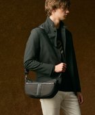 【ジョセフ アブード/JOSEPH ABBOUD / MEN】の【軽量/撥水素材】インターレースハーフムーンバッグ ダークブラウン系|ID: prp329100004657526 ipo3291000000034664429