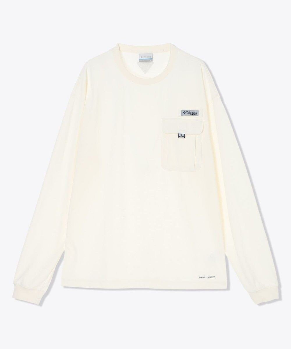 【コロンビア/Columbia / MEN】のColumbia/ バーンノベルロングスリーブクルー /コロンビア インテリア・キッズ・メンズ・レディースファッション・服の通販 founy(ファニー) 　ファッション　Fashion　メンズファッション　Fashion for Men　トップス・カットソー　Cut & Sew Tops　メンズシャツ　Shirts　おすすめ　Recommended / Our Picks　アウトドア　Outdoor Clothing　カットソー　Cut and Sewn Top　スリーブ　Sleeve, Long Sleeve / Short Sleeve　トレンド　Trend, Trending Now　リラックス　Relax, Relaxed Fit　ロング　Long, Long-Length　夏　Summer　S/S・春夏　SS, Spring/Summer, Warm Season　A/W・秋冬　Autumn/Winter　Sea Salt|ID: prp329100004657533 ipo3291000000035004598