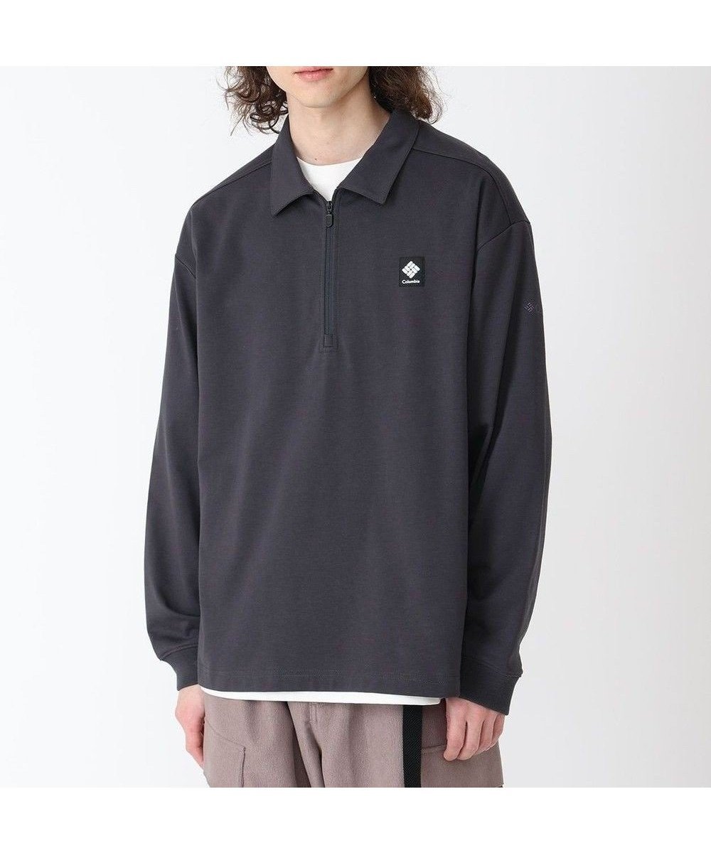 【コロンビア/Columbia / MEN】のColumbia/ キャロリーナアベニューハーフジップポロ /コロンビア インテリア・キッズ・メンズ・レディースファッション・服の通販 founy(ファニー) 　ファッション　Fashion　メンズファッション　Fashion for Men　トップス・カットソー　Cut & Sew Tops　メンズシャツ　Shirts　ポロシャツ / きれいめカジュアルスタイル　Polo Shirts　おすすめ　Recommended / Our Picks　アウトドア　Outdoor Clothing　トレンド　Trend, Trending Now　フィット　Fit, Slim Fit　ボーダー　Border, Stripe　ポロシャツ　Polo Shirt, Collared Tee　リラックス　Relax, Relaxed Fit　ロング　Long, Long-Length　夏　Summer　S/S・春夏　SS, Spring/Summer, Warm Season　A/W・秋冬　Autumn/Winter　Shark|ID: prp329100004657535 ipo3291000000033708097