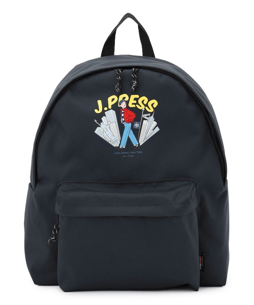 【ジェイ プレス/J.PRESS / MEN】の【AaronChang】【UNISEX】ナイロンキャンバス バックパック インテリア・キッズ・メンズ・レディースファッション・服の通販 founy(ファニー) 　ファッション　Fashion　レディースファッション　Fashion for Women　バッグ　Bags　イラスト　Illustration　キャンバス　Canvas, Canvas Fabric　デイパック　Daypack, Casual Backpack　プリント　Print, Printed Pattern　ベーシック　Basic, Essential　ユニセックス　Unisex, Genderless　リュック　Backpack, Rucksack　ネイビー系|ID: prp329100004657543 ipo3291000000033708305
