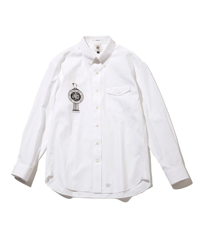 【ジェイ プレス/J.PRESS / MEN】の【AaronChang】【UNISEX】ピンオックス シャツ / B.D. インテリア・キッズ・メンズ・レディースファッション・服の通販 founy(ファニー) https://founy.com/ ファッション Fashion レディースファッション Fashion for Women トップス・カットソー Cut & Sew Tops シャツ・ブラウス・オフィスカジュアル Elegant Blouses & Button-Ups イラスト Illustration クラシック Classic, Timeless Style ジャケット Jacket, Outerwear スマート Smart, Elegant デニム Denim, Jeans Material 定番 Standard, Basic Item フラップ Flap, Flap Pocket プリント Print, Printed Pattern ポケット Pocket, Pocket Detail モダン Modern, Contemporary ユニセックス Unisex, Genderless A/W・秋冬 Autumn/Winter |ID: prp329100004657544 ipo3291000000033708307