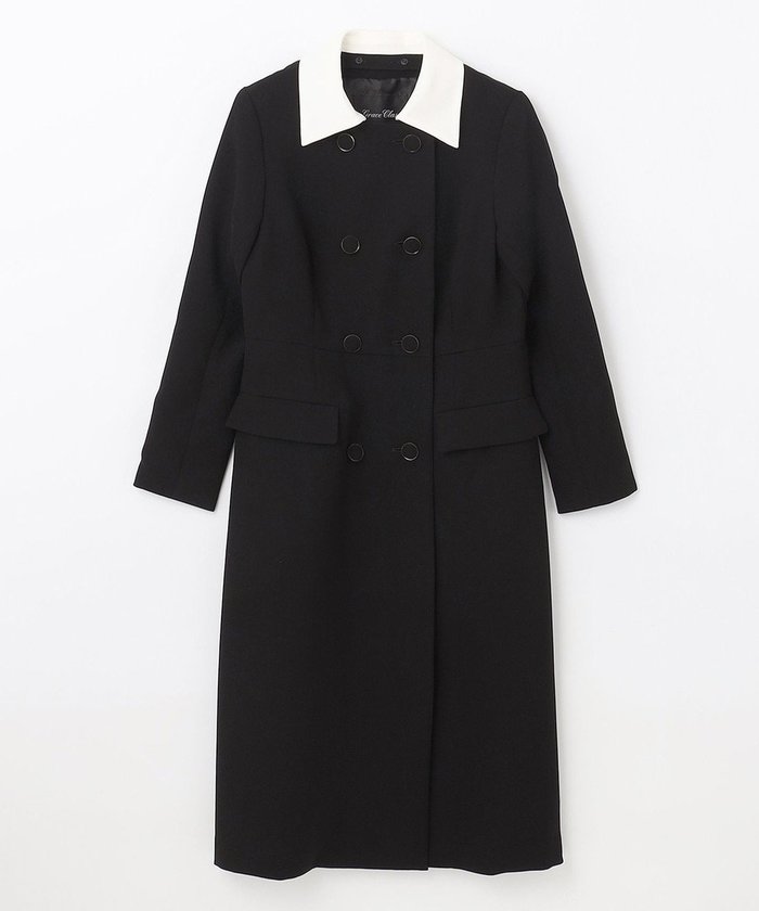 【グレース コンチネンタル/GRACE CONTINENTAL】のクレリックコートドレス インテリア・キッズ・メンズ・レディースファッション・服の通販 founy(ファニー) https://founy.com/ ファッション Fashion レディースファッション Fashion for Women アウター Coat / Outerwear Collection コート・ロングコート・ピーコート Long Coats, Peacoats & More ワンピース Dresses フォーマル・パーティードレス・結婚式用ドレス Elegant & Casual Dresses おすすめ Recommended / Our Picks クラシカル Classical, Vintage-Inspired シルク Silk, 100% Silk ダブル Double, Double-Breasted ドレス Dress, One-Piece 夏 Summer 年末 Year-end S/S・春夏 SS, Spring/Summer, Warm Season A/W・秋冬 Autumn/Winter |ID: prp329100004657554 ipo3291000000033708441