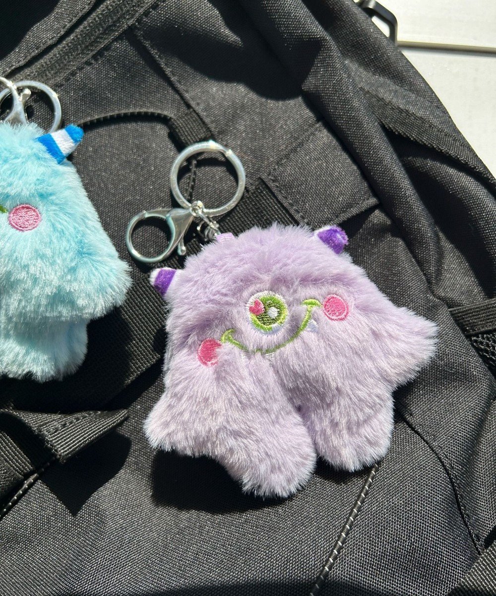 【ウィゴー/WEGO】のプリプリモンスターぬいキーホルダー インテリア・キッズ・メンズ・レディースファッション・服の通販 founy(ファニー) 　ファッション　Fashion　レディースファッション　Fashion for Women　ミニ財布・二つ折り財布　Wallets & Card Cases　おすすめ　Recommended / Our Picks　キーホルダー　Keychain, Key Holder　スマホ　Smartphone, Mobile Device　財布　Wallet, Purse　パープル|ID: prp329100004657576 ipo3291000000033708563