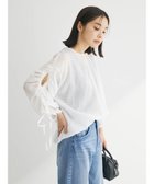 【グリーンパークス/Green Parks】の・ELENCARE DUE バックリボンブラウス Off White|ID: prp329100004657588 ipo3291000000033708877
