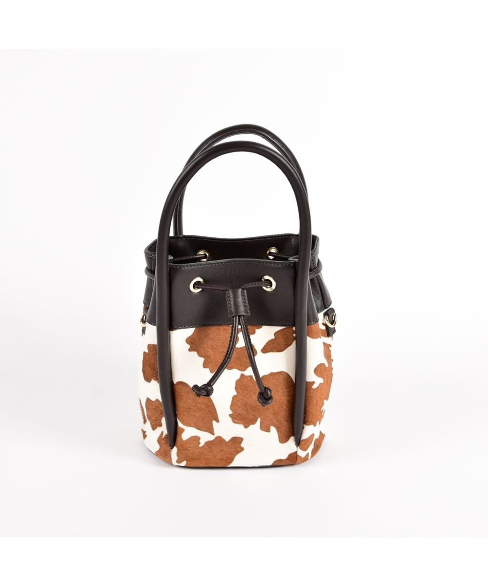 【ラ バガジェリー/LA BAGAGERIE】のカウヘアー2WAYバケットバッグ インテリア・キッズ・メンズ・レディースファッション・服の通販 founy(ファニー) 　ファッション　Fashion　レディースファッション　Fashion for Women　バッグ　Bags　トレンド　Trend, Trending Now　ポケット　Pocket, Pocket Detail　レオパード　Leopard, Animal Print　人気　Popular, Best Seller　カウ|ID: prp329100004657614 ipo3291000000034484609