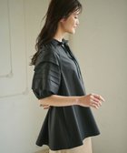 【ハッシュニュアンス/#Newans】の【ANSWER for ほど甘トレンド】タックスリーブブラウス ブラック系|ID: prp329100004657615 ipo3291000000034258271