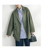 【クラフトスタンダードブティック/CRAFT STANDARD BOUTIQUE】のコットンギャバジンWテーラードジャケット Khaki|ID: prp329100004657641 ipo3291000000033709833