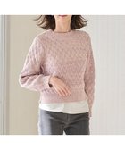 【エニィ スィス/any SiS】の【洗える】ミックスカラー ニット ピンク|ID: prp329100004657652 ipo3291000000033709900