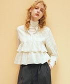 【組曲/KUMIKYOKU】のリヨセルシャーティングティアード ブラウス 人気、トレンドファッション・服の通販 founy(ファニー) ファッション Fashion レディースファッション Fashion for Women トップス・カットソー Cut & Sew Tops シャツ・ブラウス・オフィスカジュアル Elegant Blouses & Button-Ups インナー Innerwear ジャケット Jacket, Outerwear ストライプ Stripe, Striped Pattern デニム Denim, Jeans Material バランス Balance, Style Balance フリル Frill, Ruffle ロング Long, Long-Length A/W・秋冬 Autumn/Winter おすすめ Recommended / Our Picks thumbnail アイボリー系1|ID: prp329100004657707 ipo3291000000033870987