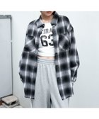 【ウィゴー/WEGO】のチェックBIGネルシャツ ブラック|ID: prp329100004657735 ipo3291000000033710259