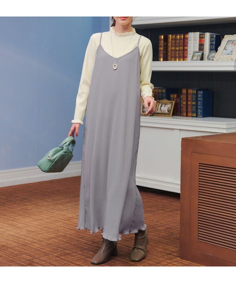 【ティアクラッセ/Tiaclasse】の【洗える】プリーツキャミワンピース 人気、トレンドファッション・服の通販 founy(ファニー) 　ファッション　Fashion　レディースファッション　Fashion for Women　ワンピース　Dresses　キャミソールワンピース　Camisole Dresses　アクセサリー　Fashion Accessories　インナー　Innerwear　ウォッシャブル　Machine Washable　春　Spring　洗える　Machine Washable　秋　Autumn　カーディガン　Cardigan, Knitwear　キャミワンピース　Cami Dress, Slip Dress　シンプル　Simple, Minimal　チュニック　Tunic, Long Top　ドット　Polka Dot, Dot Pattern　プリーツ　Pleats, Pleated　ポケット　Pocket, Pocket Detail　冬　Winter / This Winter　A/W・秋冬　Autumn/Winter　再入荷　Restock / Back in Stock　夏　Summer　エレガント 上品　Elegant　新作・新入荷　New Arrivals / New In　 other-1|ID: prp329100004657752 ipo3291000000033710299