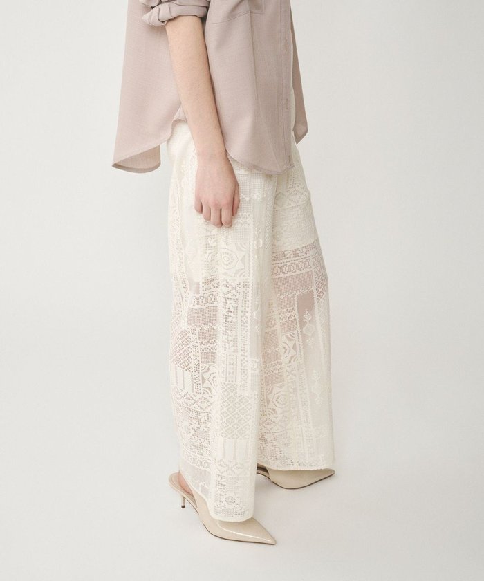 【グレース コンチネンタル/GRACE CONTINENTAL】のキカレースイージーパンツ インテリア・キッズ・メンズ・レディースファッション・服の通販 founy(ファニー) https://founy.com/ ファッション Fashion レディースファッション Fashion for Women パンツ Pants & Trousers セットアップ Set-Up, Coordinated Outfit リラックス Relax, Relaxed Fit レース Lace, Lace Fabric 夏 Summer 春 Spring S/S・春夏 SS, Spring/Summer, Warm Season |ID: prp329100004657865 ipo3291000000033710758