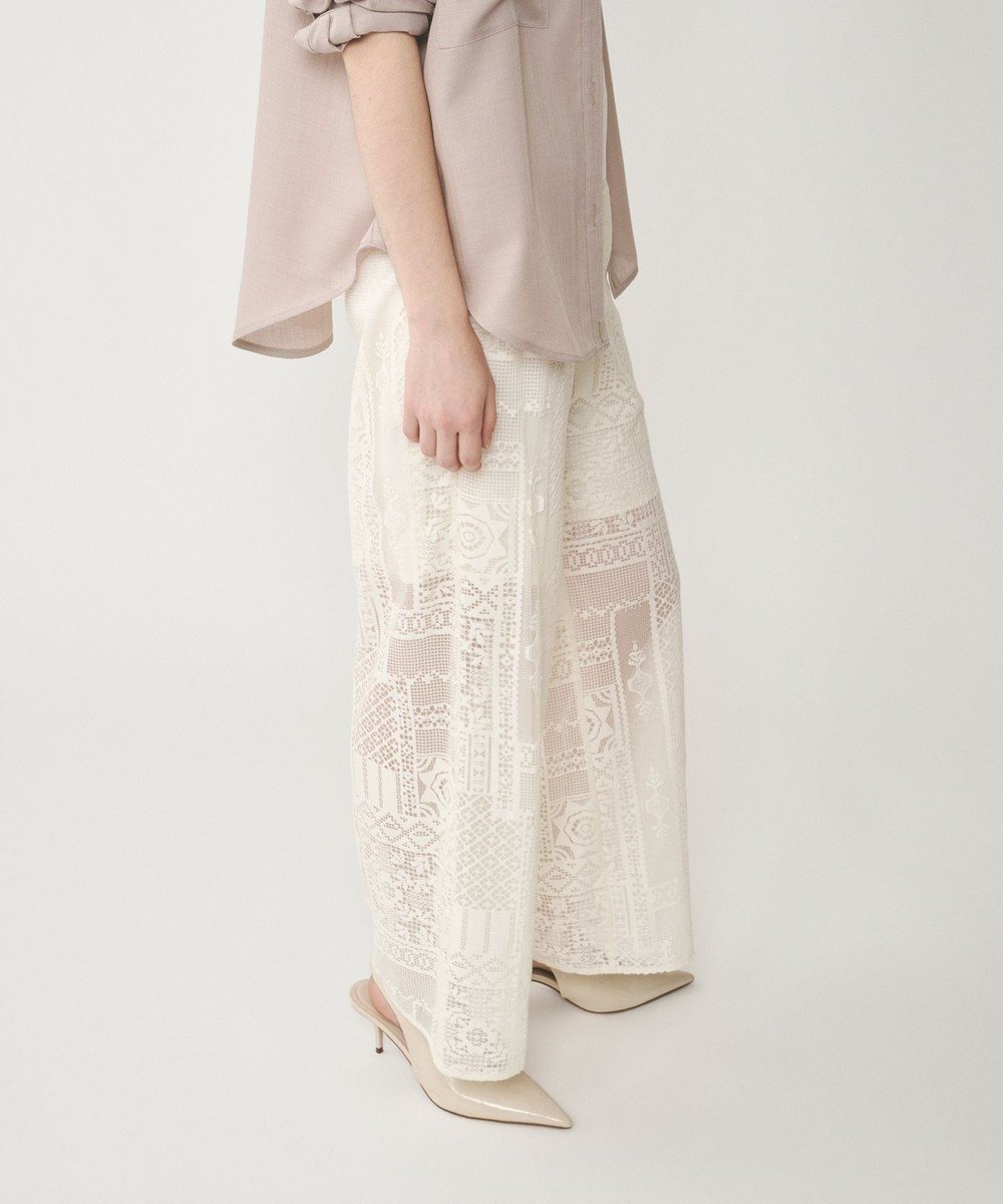 【グレース コンチネンタル/GRACE CONTINENTAL】のキカレースイージーパンツ インテリア・キッズ・メンズ・レディースファッション・服の通販 founy(ファニー) 　ファッション　Fashion　レディースファッション　Fashion for Women　パンツ　Pants & Trousers　セットアップ　Set-Up, Coordinated Outfit　リラックス　Relax, Relaxed Fit　レース　Lace, Lace Fabric　夏　Summer　春　Spring　S/S・春夏　SS, Spring/Summer, Warm Season　キナリ|ID: prp329100004657865 ipo3291000000033710759