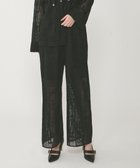 【グレース コンチネンタル/GRACE CONTINENTAL】のキカレースイージーパンツ ブラック|ID: prp329100004657865 ipo3291000000033710760