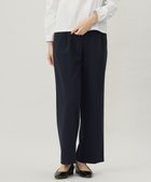 【ジェイ プレス/J.PRESS】の【洗える】ノルディスバックスキン ワイド パンツ ネイビー系|ID: prp329100004658021 ipo3291000000034230966