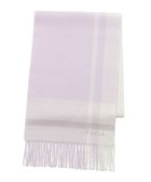 【ムーンバット/MOONBAT】のFURLA ウール混ラメ入りブロックチェックストールマフラー/幅30cm ライトパープル|ID: prp329100004658099 ipo3291000000033713102