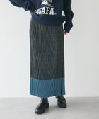 【クラフトスタンダードブティック/CRAFT STANDARD BOUTIQUE】の配色チェックプリーツスカート Gray|ID: prp329100004658157 ipo3291000000033713883