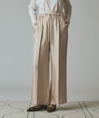 【グレース コンチネンタル/GRACE CONTINENTAL】のシルクツイルイージーパンツ ベージュ|ID: prp329100004658259 ipo3291000000035856772