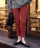 【ティアクラッセ/Tiaclasse】の【洗える】裏起毛ストレッチテーパードパンツ レッド|ID: prp329100004658266 ipo3291000000033716172