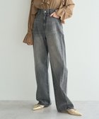 【イェッカ ヴェッカ/YECCA VECCA】のルーズストレートデニムパンツ 人気、トレンドファッション・服の通販 founy(ファニー) ファッション Fashion レディースファッション Fashion for Women パンツ Pants & Trousers デニムパンツ・ジーンズ・美脚デニム Denim Jeans & Pants おすすめ Recommended / Our Picks デニム Denim, Jeans Material ポケット Pocket, Pocket Detail ロング Long, Long-Length A/W・秋冬 Autumn/Winter thumbnail Gray|ID: prp329100004658567 ipo3291000000033716684