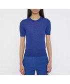 【ジョゼフ/JOSEPH】の【洗える】キャッシュエアー ショートスリーブニット Cobalt|ID: prp329100004658574 ipo3291000000033716721