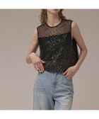 【グレース コンチネンタル/GRACE CONTINENTAL】のビーズ刺繍トップ 人気、トレンドファッション・服の通販 founy(ファニー) ファッション Fashion レディースファッション Fashion for Women トップス・カットソー Cut & Sew Tops シャツ・ブラウス・オフィスカジュアル Elegant Blouses & Button-Ups ロングTシャツ・Tシャツ Longline T-Shirts & Tees カットソー・ベーシックTシャツ Cut-and-Sewn Tops / Stretch Tees & Basics おすすめ Recommended / Our Picks カットソー Cut and Sewn Top グラデーション Gradient, Ombre シアー Sheer, See-Through スパンコール Sequins, Sequin Embellishment チュール Tulip, Tulip Motif 夏 Summer 春 Spring S/S・春夏 SS, Spring/Summer, Warm Season thumbnail ブラック|ID: prp329100004658625 ipo3291000000033717094