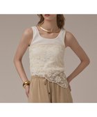 【グレース コンチネンタル/GRACE CONTINENTAL】のレースバブーシュカ キナリ|ID: prp329100004658626 ipo3291000000033717098
