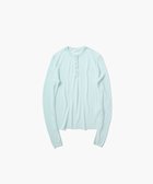 【エイトン/ATON】のTENCEL SILK CIRCULER RIB ヘンリーネックセーター MINT|ID: prp329100004658638 ipo3291000000036299498