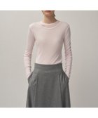 【エイトン/ATON】のTENCEL SILK CIRCULER RIB クルー&クルーレイヤード PINK|ID: prp329100004658639 ipo3291000000033717175