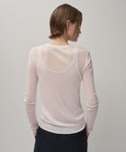 【エイトン/ATON】のTENCEL SILK CIRCULER RIB クルー&タンクレイヤード PINK|ID: prp329100004658640 ipo3291000000033717182