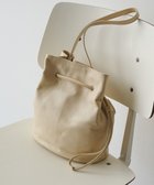 【ラシット/russet】の【2025AW新作】レザー巾着バケットバッグ(CE-1614) CreamBE|ID: prp329100004658651 ipo3291000000033717275
