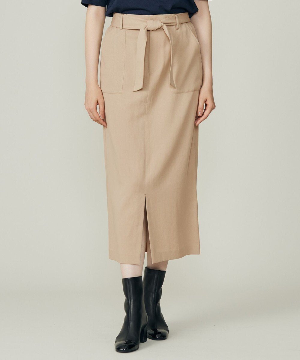 【自由区/JIYU-KU】のセルロースコットンチノ スカート 人気、トレンドファッション・服の通販 founy(ファニー) 　ファッション　Fashion　レディースファッション　Fashion for Women　スカート　Skirts　ギャザー　Gathered, Ruffled　ストレート　Straight, Straight Cut　ポケット　Pocket, Pocket Detail　A/W・秋冬　Autumn/Winter　 other-1|ID: prp329100004658653 ipo3291000000033717290