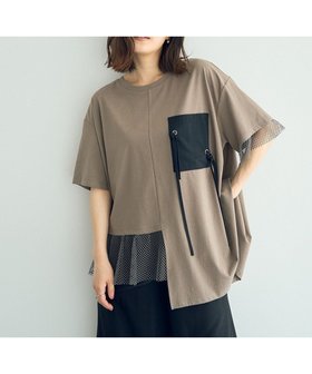 【イェッカ ヴェッカ/YECCA VECCA】の追加 ポケットアシメデザインTee② 人気、トレンドファッション・服の通販 founy(ファニー) ファッション Fashion レディースファッション Fashion for Women トップス・カットソー Cut & Sew Tops シャツ・ブラウス・オフィスカジュアル Elegant Blouses & Button-Ups ロングTシャツ・Tシャツ Longline T-Shirts & Tees カットソー・ベーシックTシャツ Cut-and-Sewn Tops / Stretch Tees & Basics おすすめ Recommended / Our Picks アシンメトリー Asymmetrical Style カットソー Cut and Sewn Top ポケット Pocket, Pocket Detail メッシュ Mesh, Net Fabric 人気 Popular, Best Seller 夏 Summer 春 Spring S/S・春夏 SS, Spring/Summer, Warm Season |ID:prp329100004658657