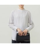 【自由区/JIYU-KU】のSOMELOSバンドカラー ブラウス 人気、トレンドファッション・服の通販 founy(ファニー) ファッション Fashion レディースファッション Fashion for Women トップス・カットソー Cut & Sew Tops シャツ・ブラウス・オフィスカジュアル Elegant Blouses & Button-Ups インナー Innerwear カフス Cuff Design コンパクト Compact, Small Size シルク Silk, 100% Silk シンプル Simple, Minimal ストライプ Stripe, Striped Pattern スリーブ Sleeve, Long Sleeve / Short Sleeve ドレープ Drape, Draping Fabric バランス Balance, Style Balance 夏 Summer A/W・秋冬 Autumn/Winter thumbnail セピアストライプ|ID: prp329100004658676 ipo3291000000033717434