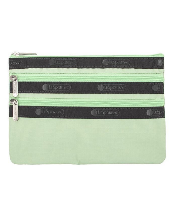 【レスポートサック/LeSportsac】の3ZIP COSMETIC/フロスティグリーン/サンダー インテリア・キッズ・メンズ・レディースファッション・服の通販 founy(ファニー) https://founy.com/ ファッション Fashion レディースファッション Fashion for Women ミニ財布・二つ折り財布 Wallets & Card Cases ポーチ&ミニバッグ Pouches & Mini Bags アウトドア Outdoor Clothing 軽量 Lightweight, Ultra Light スポーツ Sports, Activewear スリム Slim, Slim Fit 財布 Wallet, Purse トラベル Travel, Travel Gear 人気 Popular, Best Seller フラット Flat, Flat Shoes プリント Print, Printed Pattern ポケット Pocket, Pocket Detail ポーチ Pouch, Small Case 無地 Plain, Solid Color 旅行 Travel エレガント 上品 Elegant |ID: prp329100004658696 ipo3291000000033717522